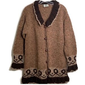 Blarney Woolen Mills handknit sweater coat